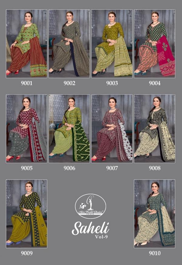 Miss World Saheli Vol 9 Cotton Printed Dress Material Collection